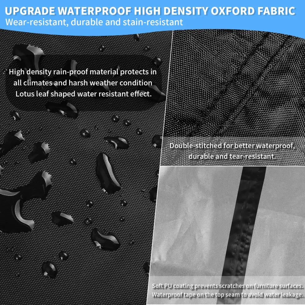 Outdoor Waterproof L-Shape Sofa Cover – Heavy-Duty Weather Protection (different sizes available) Habicare