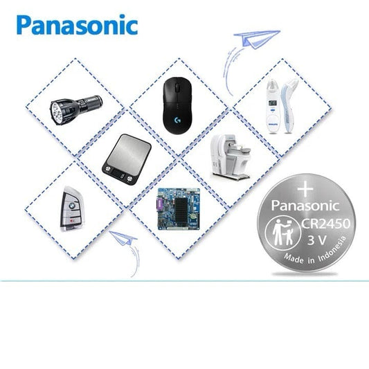 Watch Batteries for Panasonic CR2450 (2 Pack) That Watch Shop