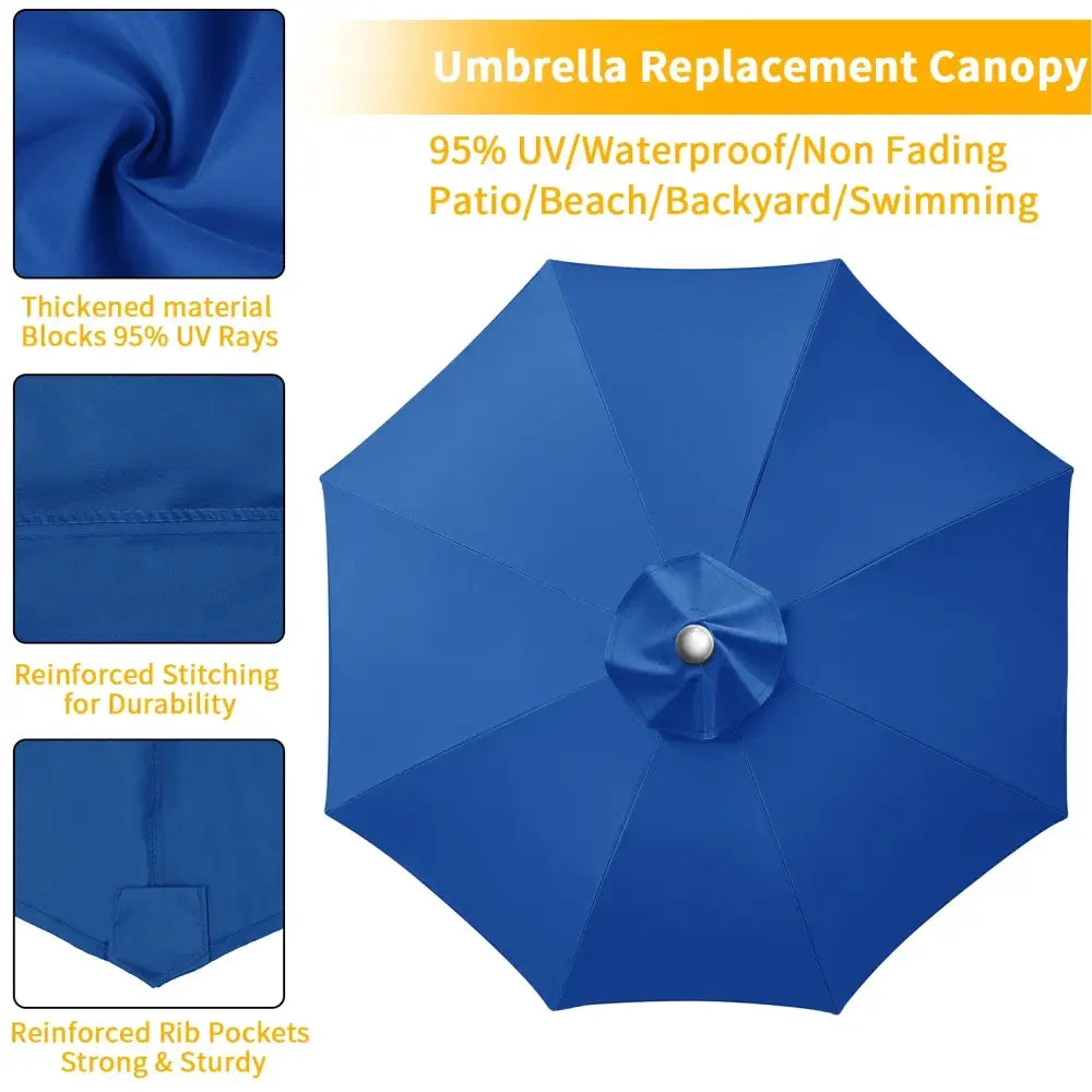 Parasol Replacement Cover – 6 or 8 Ribs (6 colours available) Habicare