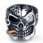 Custom Men's Stainless Steel Skull Ring - Buy 1 Get 1 FREE $00.00