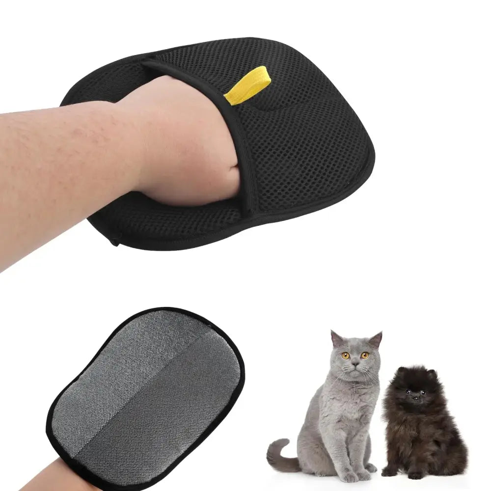 Pet Hair Removal Gloves – Reusable Double-Sided Habicare