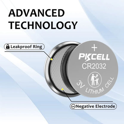 PKCell CR2032 Watch Batteries (5 Pack) That Watch Shop