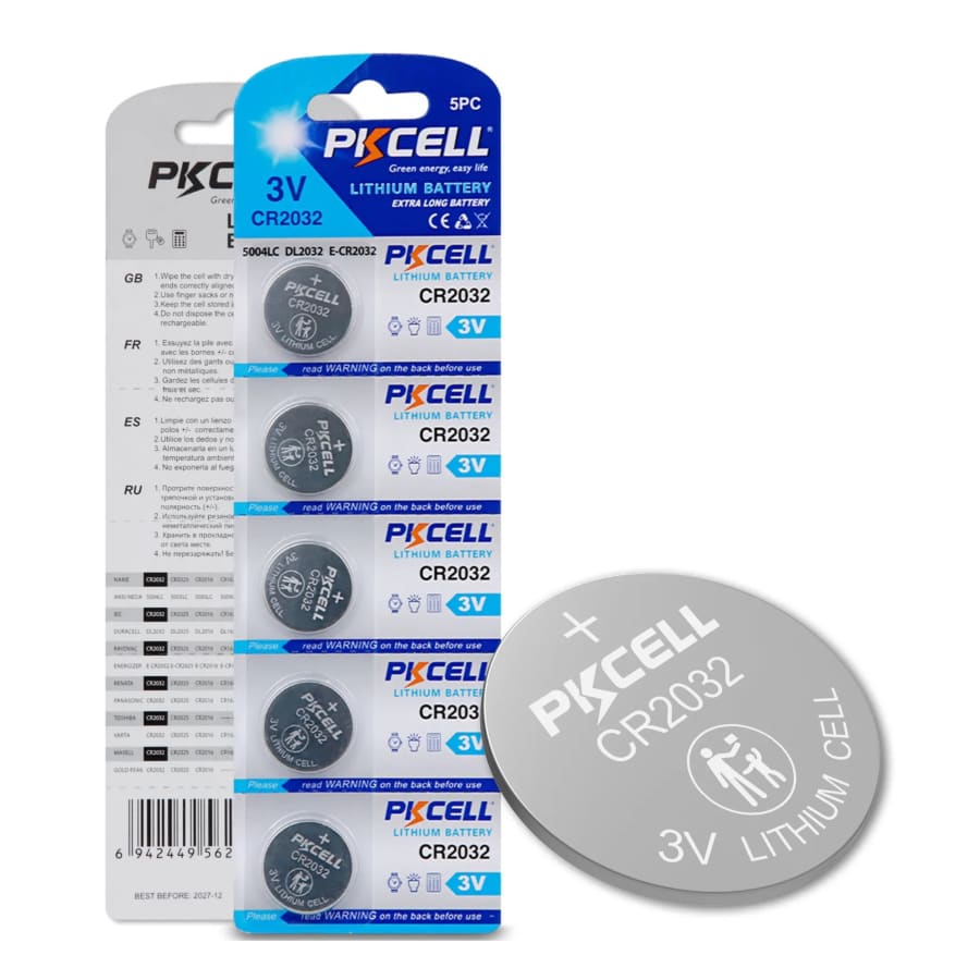 PKCell CR2032 Watch Batteries (5 Pack) That Watch Shop