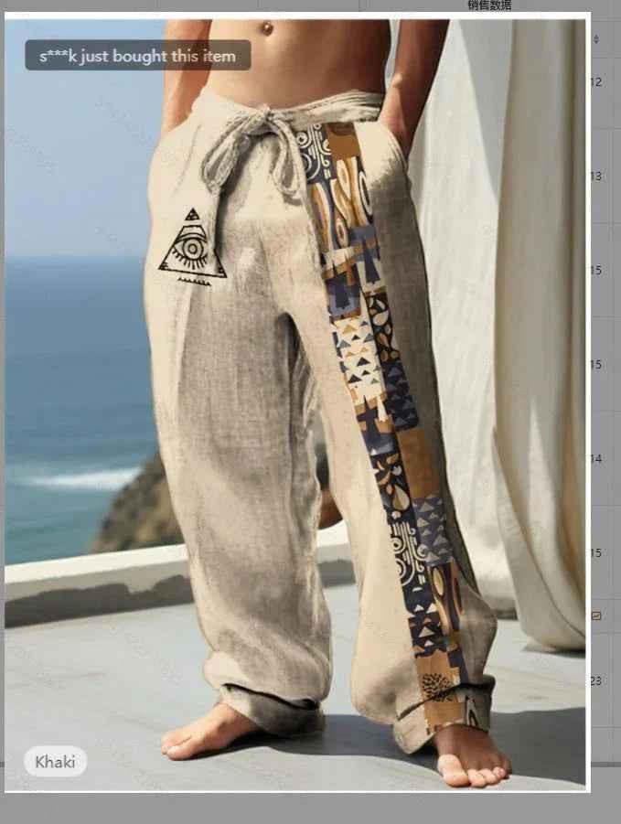 Playful Print Trousers for men