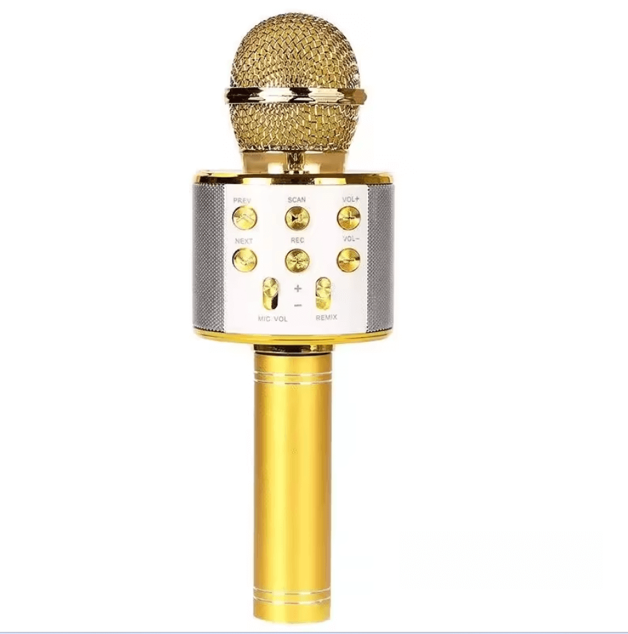 Wireless Bluetooth Karaoke Microphone– 5-in-1 Portable Mic techplus