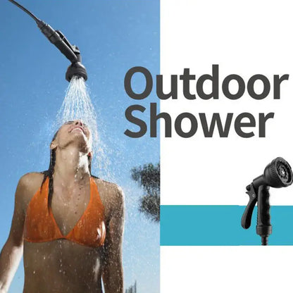Portable Outdoor Manual Camping Shower – 3/5/8L with Hose Habicare
