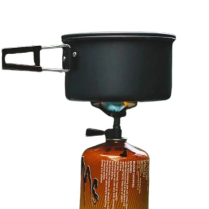 Portable Ultralight Gas Stove – Titanium Burner for Hiking & Picnic Habicare