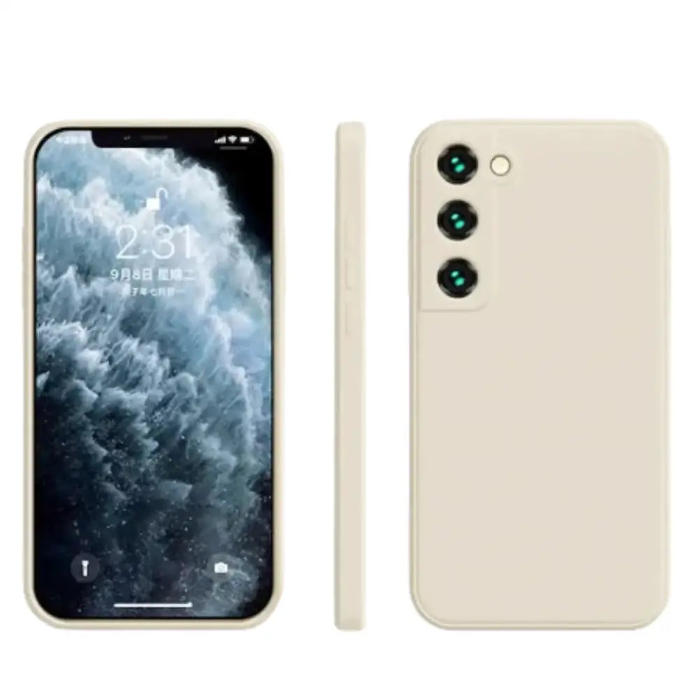 Premium Silicone Case for Samsung Galaxy A & S Series (New White) Habicare