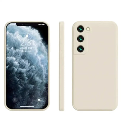 Premium Silicone Case for Samsung Galaxy A & S Series (New White) Habicare