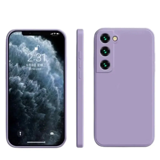 Premium Silicone Case for Samsung Galaxy A & S Series (Purple) Habicare