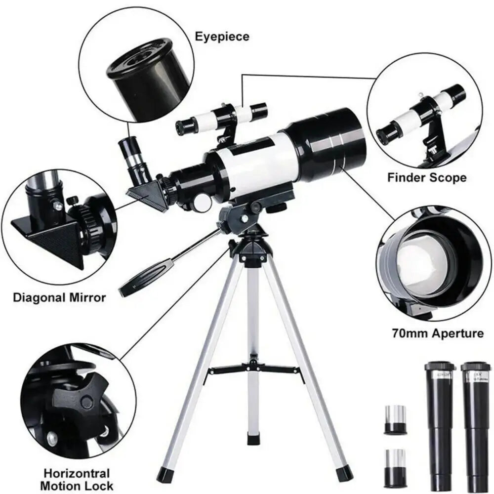 Professional Astronomical Telescope – 150x Zoom with HD Night Vision Habicare