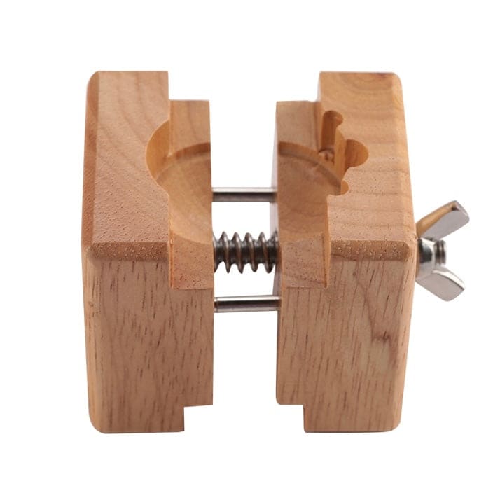 Professional watch vice from That Watch Shop, a precision tool for securely holding watches during repair or maintenance.