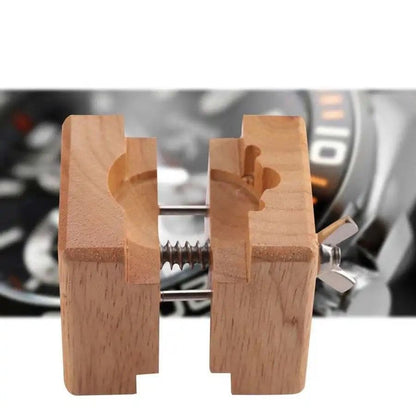 Professional watch vice from That Watch Shop, a durable tool for securely holding watches during repair or maintenance.