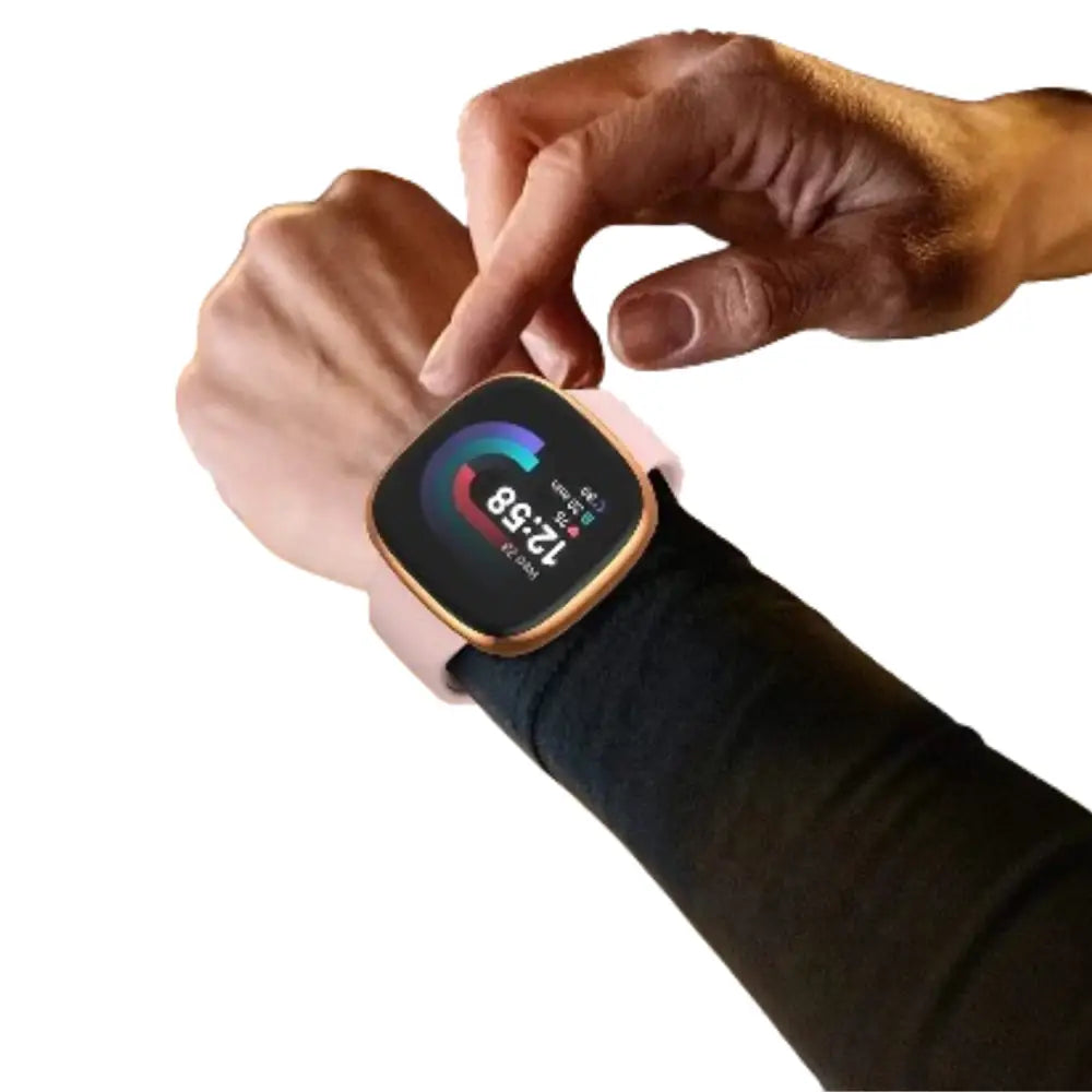 Habicare protective case for Fitbit Sense 2, available in 9 colors, designed to protect and personalize your smartwatch.