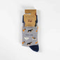 Save the Purple Dog Bamboo Socks