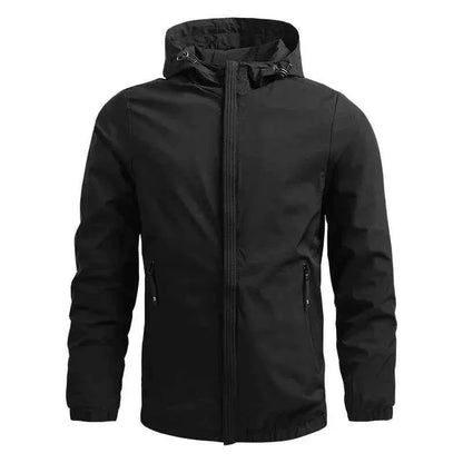 Men's Outdoor Waterproof Jacket - Windproof Hiking Rain Jacket | All-Weather Protection