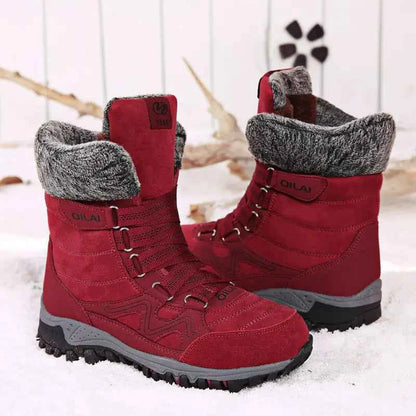 Women's Winter Outdoor Snow Boots for Hiking and Skiing