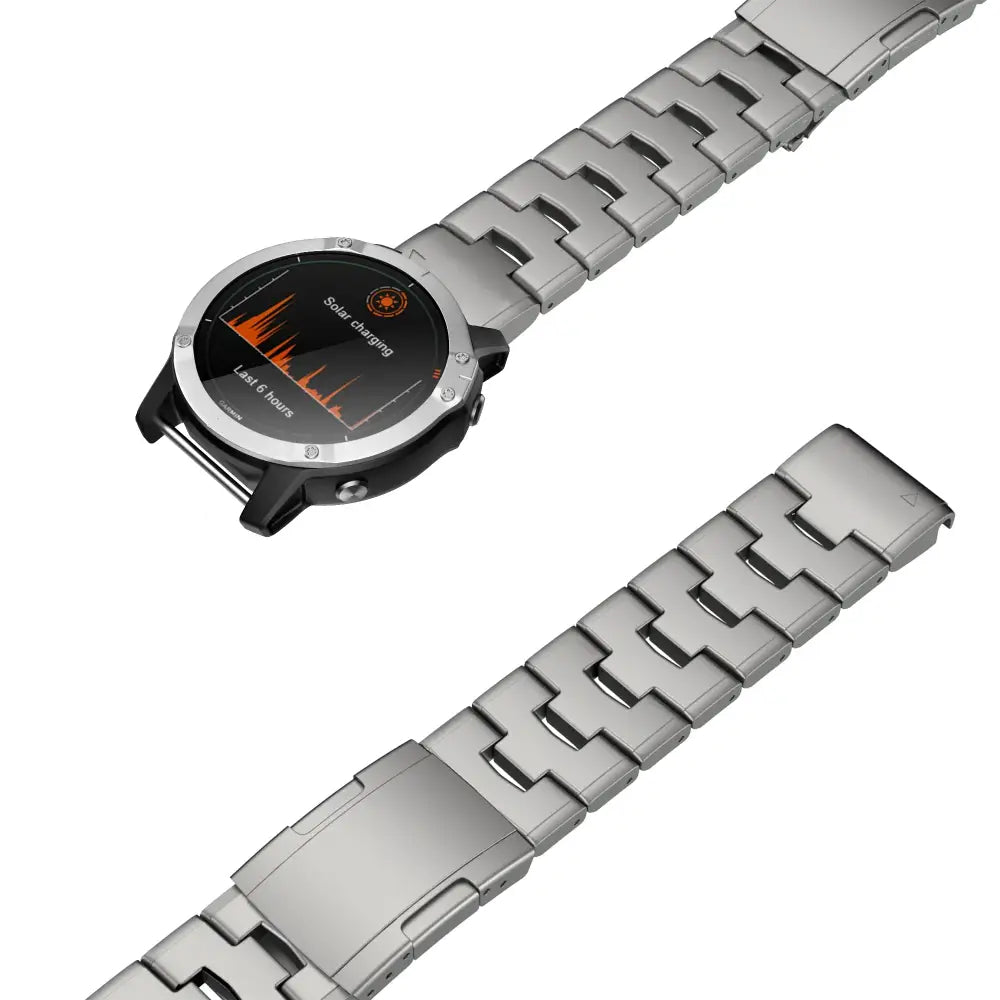 Quick Fit Titanium Strap for the Garmin Fenix/Epix/Instinct Series (22/26mm) (3 colors available) Habicare