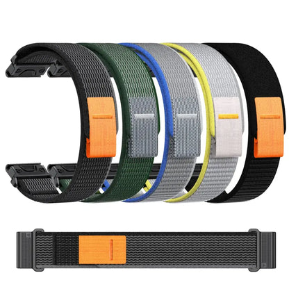 QuickFit Nylon Strap for the Garmin Instinct/Fenix Series (2 sizes & 6 colours available) Habicare