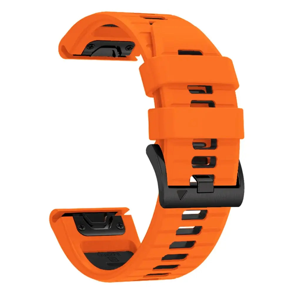 QuickFit Silicone Sports Strap for the Garmin (22mm/26mm) (wide compatibility & 22 colours) Habicare