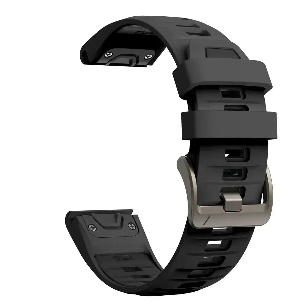 QuickFit Silicone Sports Strap for the Garmin (22mm/26mm) (wide compatibility & 22 colours) Habicare