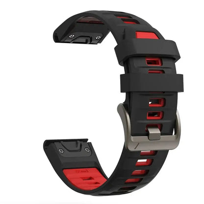 QuickFit Silicone Sports Strap for the Garmin (22mm/26mm) (wide compatibility & 22 colours) Habicare