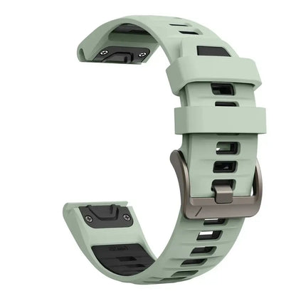 QuickFit Silicone Sports Strap for the Garmin (22mm/26mm) (wide compatibility & 22 colours) Habicare