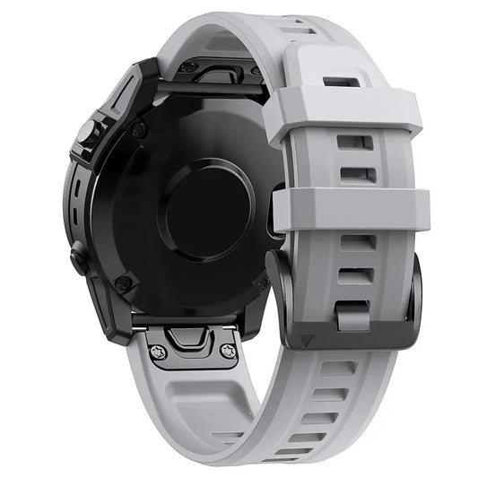 QuickFit Silicone Strap for a Range of Garmin Watches (22mm) (See list of models in the description) Habicare