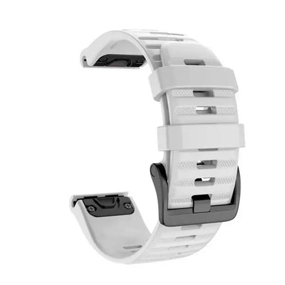QuickFit Silicone Strap for the Garmin Descent MK1/MK2/MK2i, Enduro/2, Tactix Delta (26mm) (10 colours available) Habicare