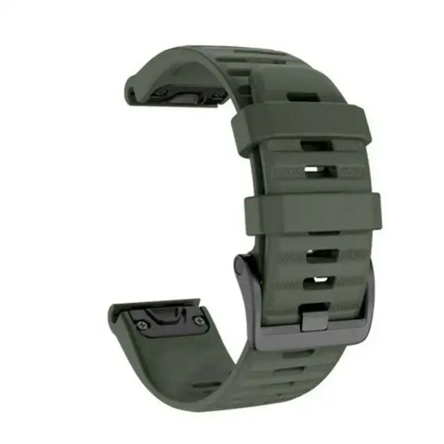QuickFit Silicone Strap for the Garmin Descent MK1/MK2/MK2i, Enduro/2, Tactix Delta (26mm) (10 colours available) Habicare