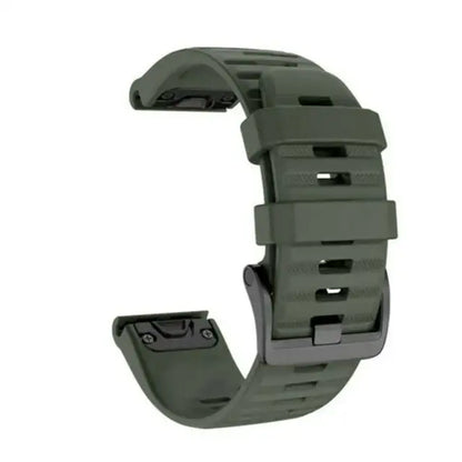 QuickFit Silicone Strap for the Garmin Descent MK1/MK2/MK2i, Enduro/2, Tactix Delta (26mm) (10 colours available) Habicare