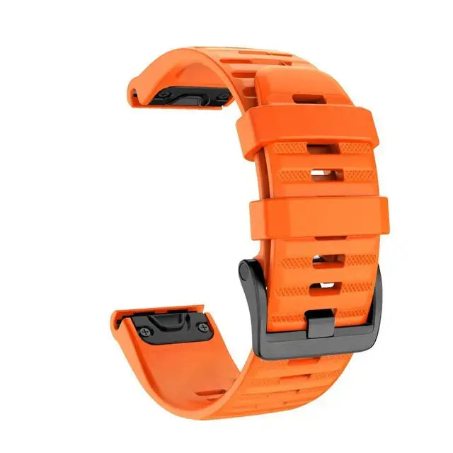 QuickFit Silicone Strap for the Garmin Descent MK1/MK2/MK2i, Enduro/2, Tactix Delta (26mm) (10 colours available) Habicare