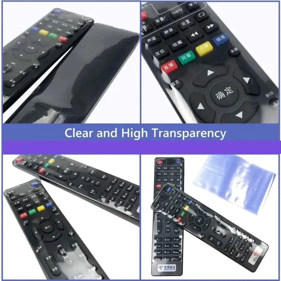 Black 9eight5 remote control sleeve for electronics accessories, designed to protect and organize remote controls.