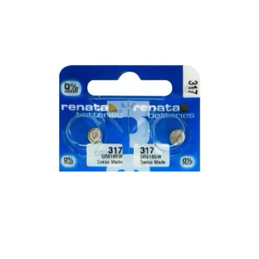 Watch Batteries for Renata 317 / SR516SW (2 Pack) That Watch Shop