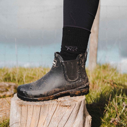 Save the Black Panthers Ribbed Bamboo Socks