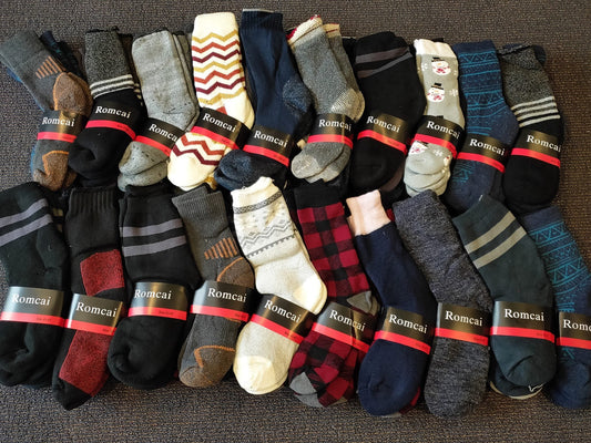 Thick Socks (60 Pairs) Men's Thermal Socks Work Socks Bulk Sale dealonline.co.nz