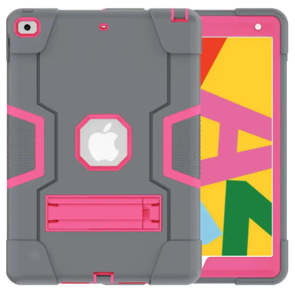 Rugged Case for iPad Series (Gray & Pink) Habicare
