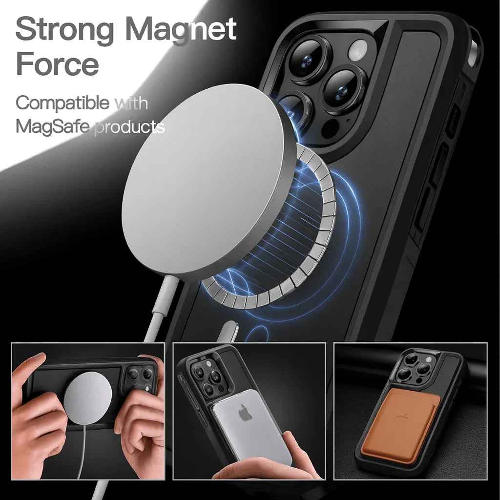 iPhone 14 Pro Max MagSafe Case – Rugged Shockproof Heavy Duty Cover