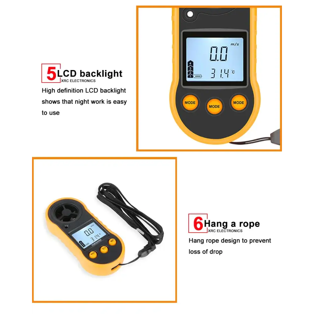 Portable Anemometer Habicare