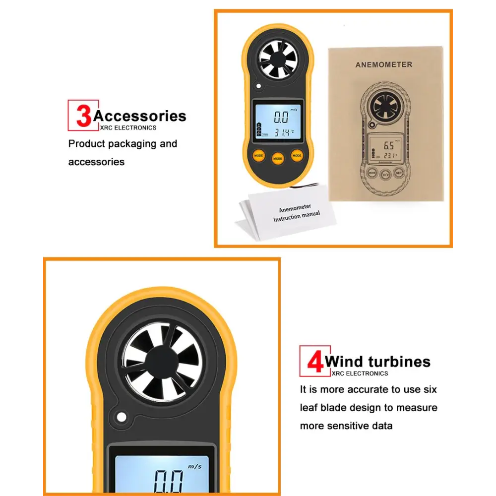 Portable Anemometer Habicare