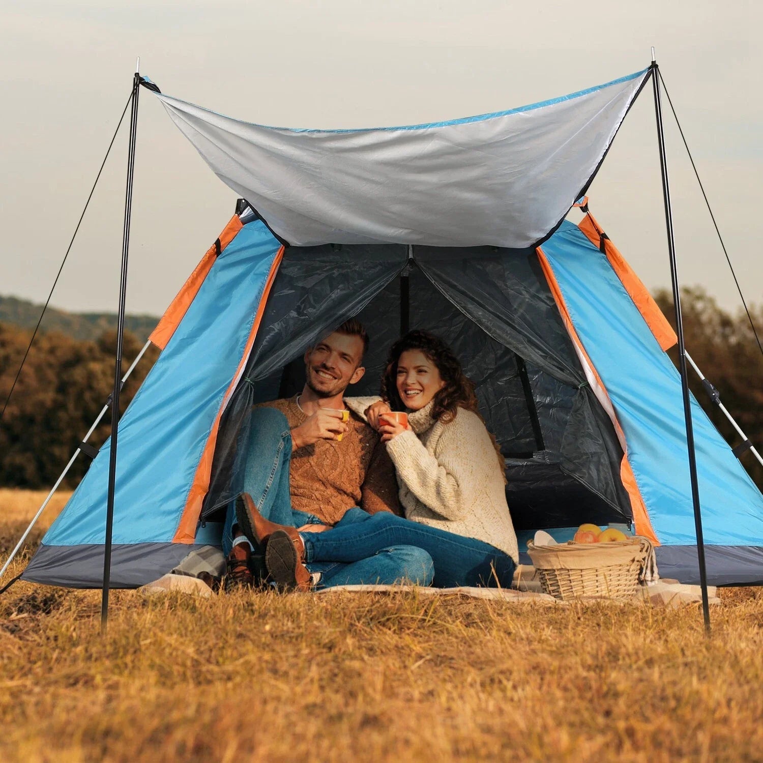 Clearance !!! Automatic Pop-Up Camping Tent ECOTREK