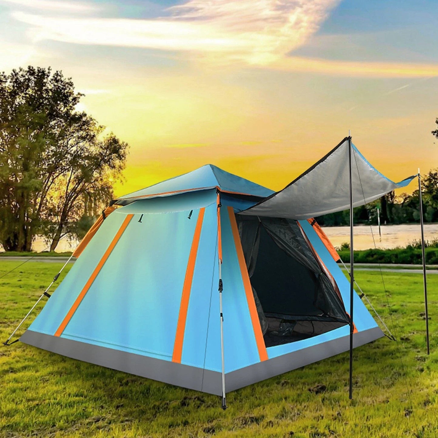 Clearance !!! Automatic Pop-Up Camping Tent ECOTREK
