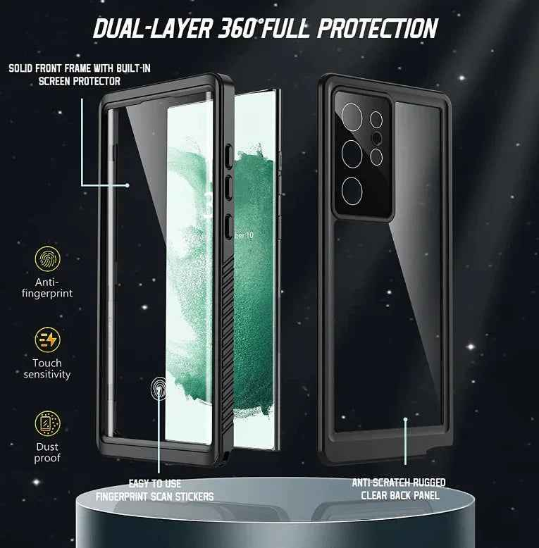 Redpepper Waterproof Case for Samsung S24 Ultra | Full Protection