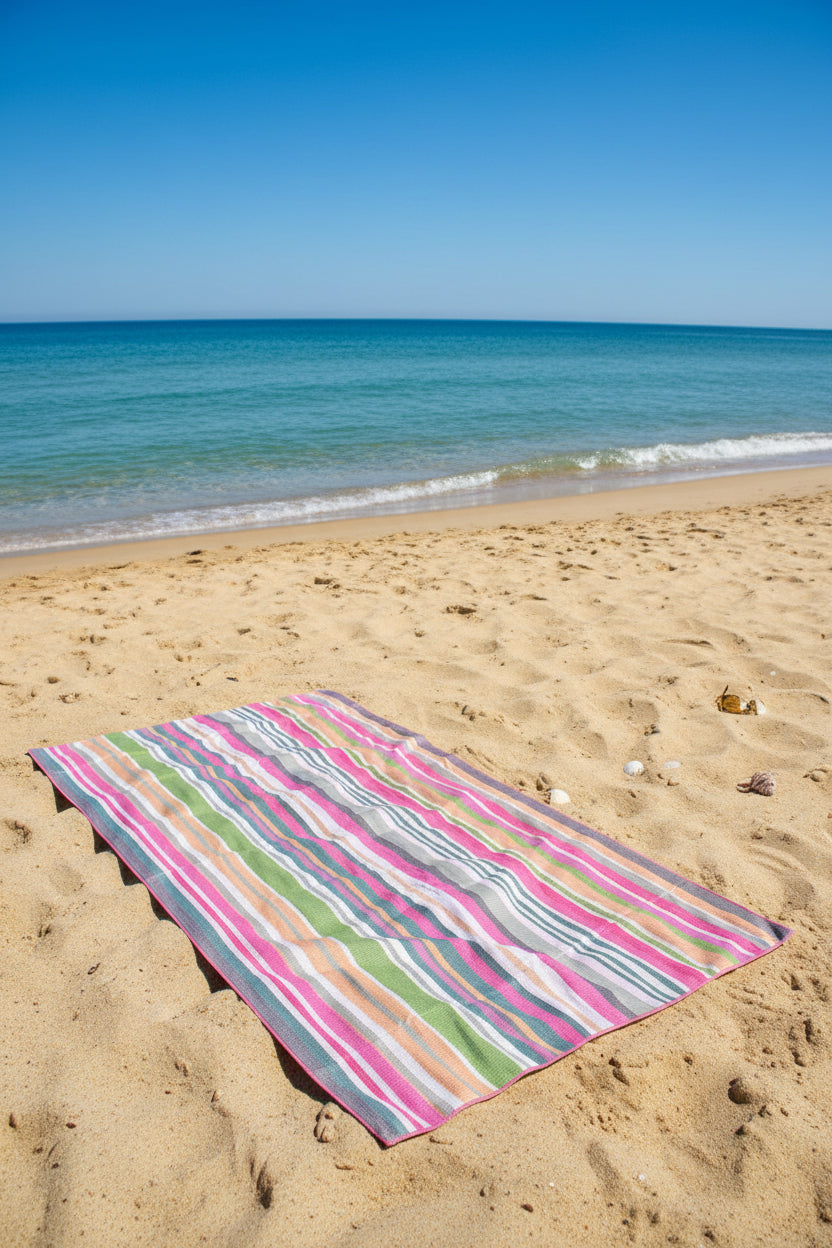 Frankly Cotton Quick Dry Sandless Beach Towels 6 Colour Options 100x180cm Nest & Stem Homewares