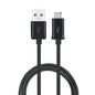 Black 1-meter Type B Micro USB charger and data transfer cable from 9eight5 for Samsung phones and tablets.