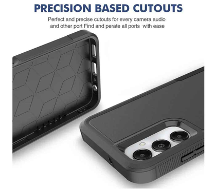Samsung Galaxy A05 Dual Layer Armor Hard Case – Black