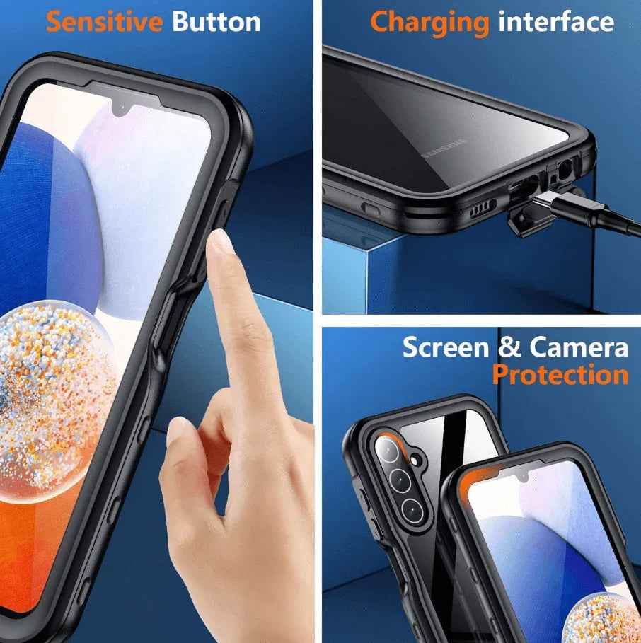 Samsung Galaxy A14 4G/5G Waterproof Case Redpepper Full Protection