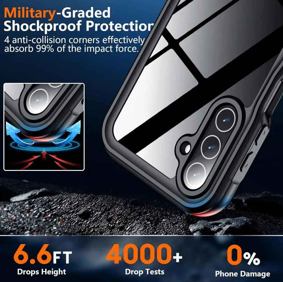 Samsung Galaxy A14 4G/5G Waterproof Case Redpepper Full Protection