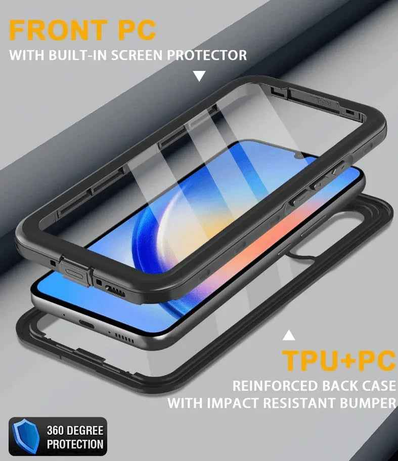Samsung Galaxy A15 4G/5G Waterproof Case Redpepper Full Protection