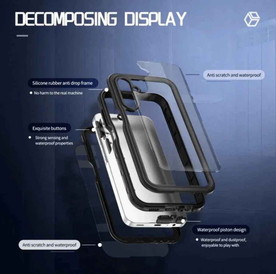 Samsung Galaxy A16 5G Waterproof Case Redpepper Full Protection